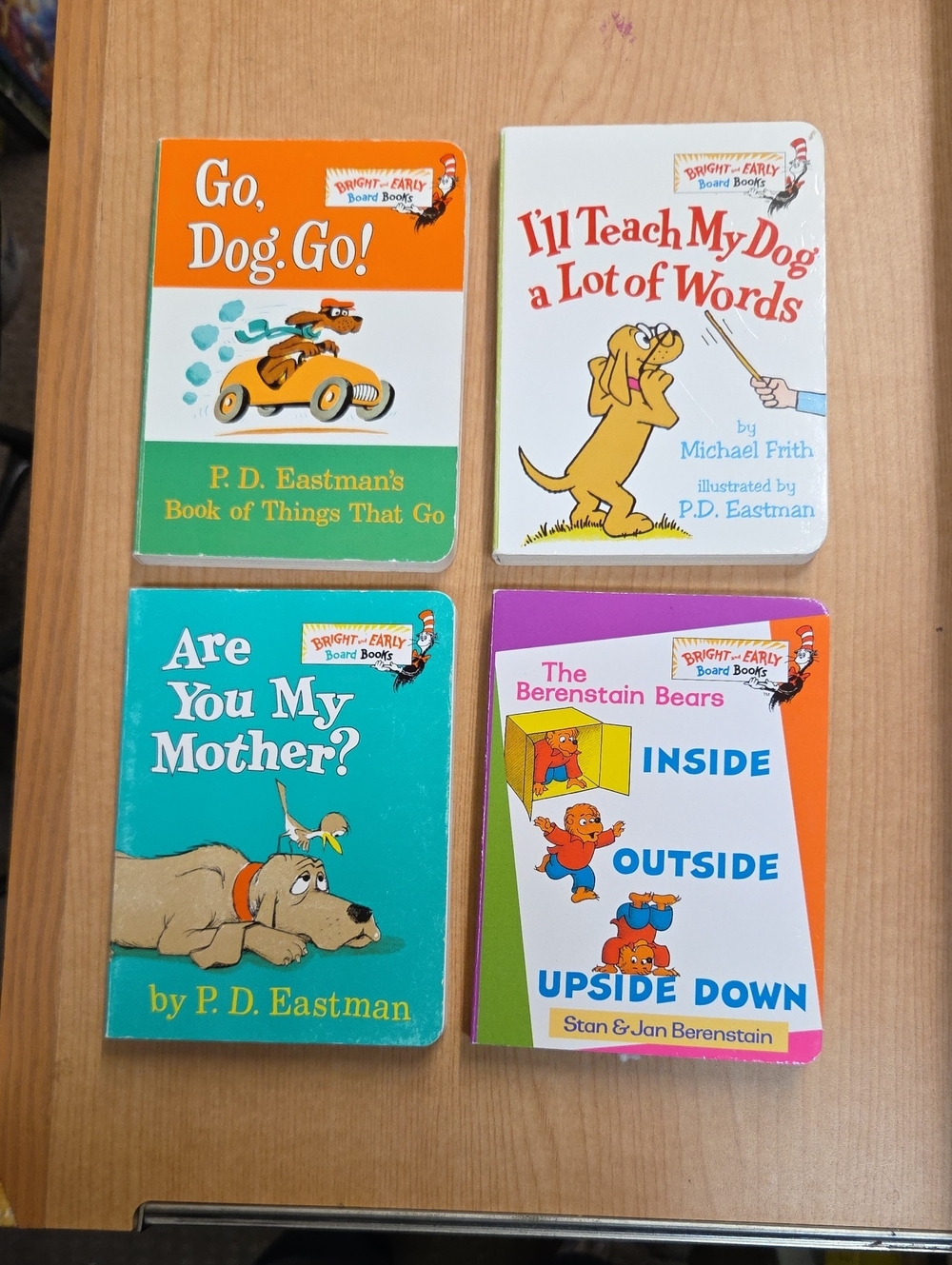 4 Dr. Seuss Bright And Early Board Books